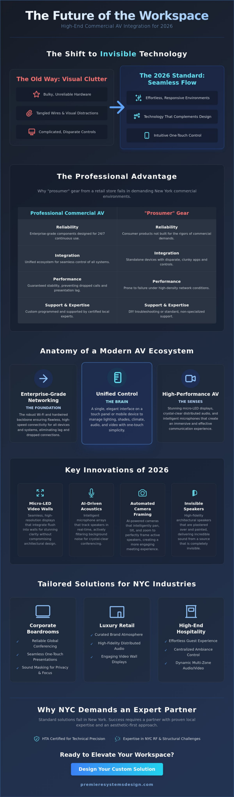 Commercial AV Solutions: A 2026 Guide to Luxury Business Integration