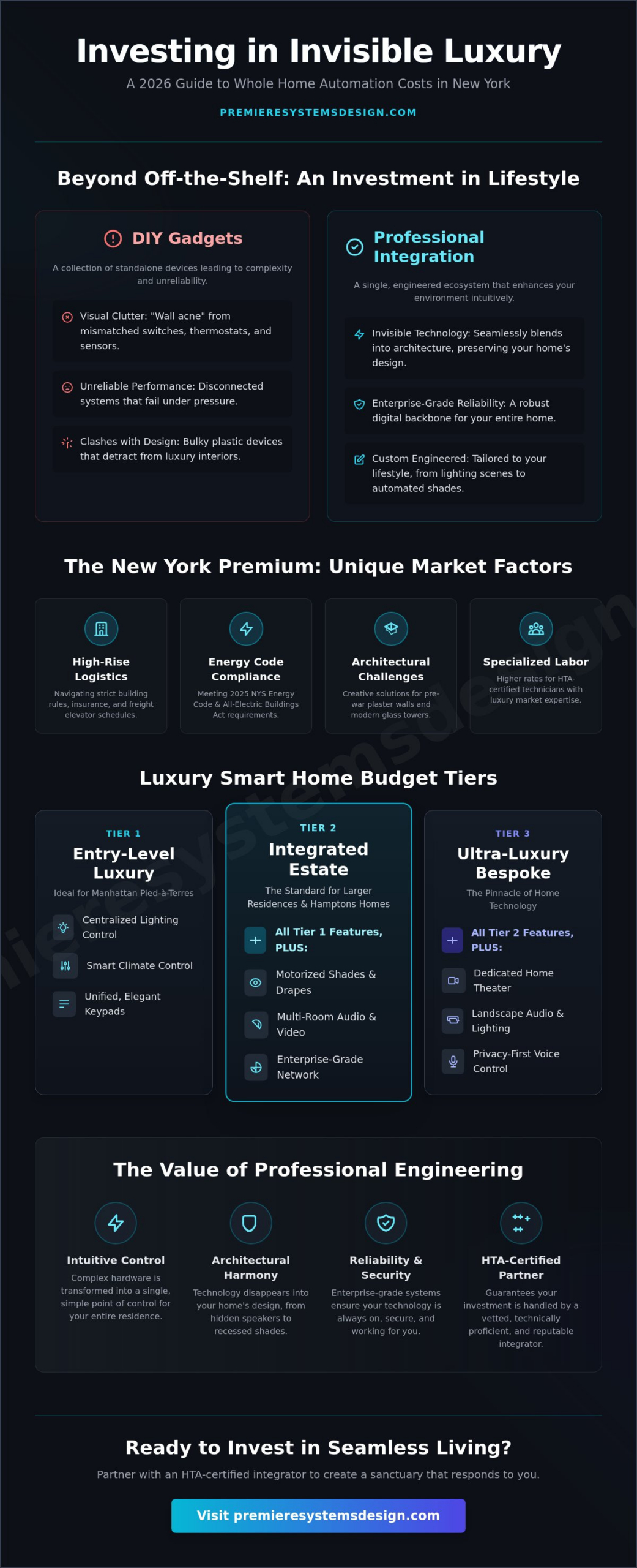 Whole Home Automation Cost in New York: A 2026 Luxury Investment Guide