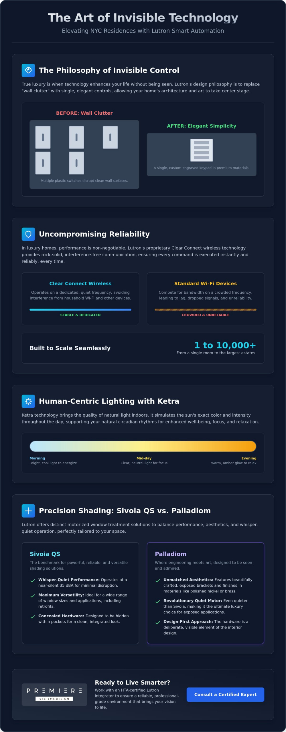 Lutron Lighting & Motorized Shades Guide for NYC Homes